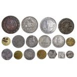 Miscellaneous, Islamic coins (19), including Abbasid Dirhams (2), Muwahhid, square Dirham, Pers...