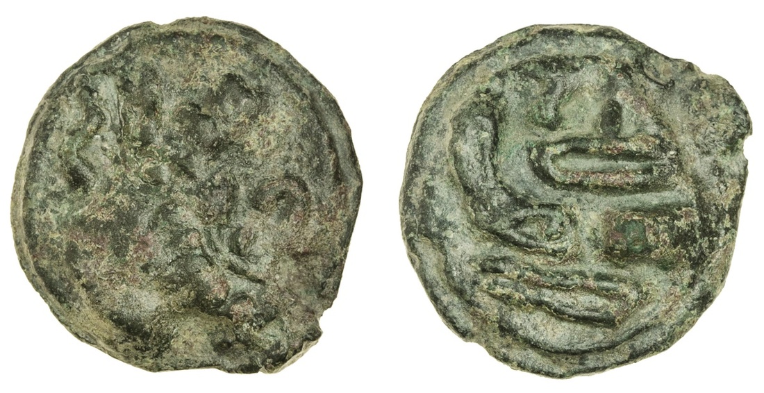 Roman Republic, Rome (c. 217-212 BC), Æ As, 42.67g, 36.5mm, head of Janus, rev. prow left (Vecc...