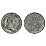 Ireland, George III (1760-1820), Fivepence Bank Token, 1805, laureate, draped and cuirassed bus...