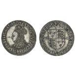 Elizabeth I (1558-1603), Shilling, milled issue, small size (28.4mm.), 6.19g, m.m. star, crowne...