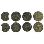 17th Century, private coinage (4), Charles I, 'Richmond' Farthing, 0.42g, m.m. harp; Tradesman'...