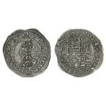 Charles I (1625-49), Threepence, 1644, Exeter, 1.15g, m.m. rose, crowned bust left, value behin...