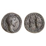 Marcus Aurelius (161-180 AD), Æ Sestertius, 23.53g, Rome, AD 162, imp caes m avrel antoninvs av...