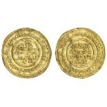 Murabitun (Almoravid), Abu Bakr b. 'Umar (1056-87), gold Dinar, 4.16g, Sijilmasa, AH353 or 354...