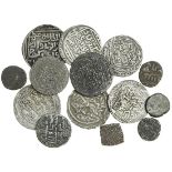 India, Sultans of Delhi, Tankas (6), minor coins (5), of 'Ala al-Din Mas'ud, Nasir al-Din Mahm...
