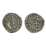 Early Anglo-Saxon England, primary phase (c. 690-710), Sceat, series BII, 1.19g, East Anglian o...