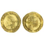 James I (1603-25), Laurel, third coinage, 9.08g, m.m. lis, fourth laureate, draped and cuirasse...