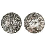 Aethelred II (978-1016) Penny, last small cross type, York, Dahfin, 1.64g, diademed and draped...