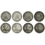 Cheshire, Stockport, tokens, 1812 (4), bee hive (Davis 4); also, G & R Ferns & T. Cartwright (3...