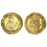 Edward VI (1547-53), Half-Sovereign, third coinage, 'Crown Gold', 5.39g, m.m. tun, half-length...