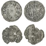 Eadgar (959-75), Pennies, Pre-Reform, horizontal two-line types (2), Farthen, 1.07g, small cros...