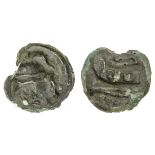 Roman Republic, Rome (c. 215-212 BC), Æ Triens, 28.8g, 27mm, helmeted head of Minerva left, rev...