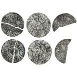Late Saxon Pennies (3), Cnut (1016-35), pointed helmet type, London, Leofstan, 0.99g, rev. leof...