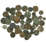 India, Indo-Greek, Kushan & post-Kushan (1st-5th century), AE coins (49), of the Indo-Greeks (5...
