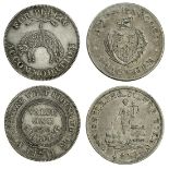 19th Century silver Shilling tokens, Yorkshire (2), West Riding, 1811 (Davis 1); another, Bradf...