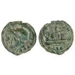 Roman Republic, Rome (c. 217-215 BC), Æ Triens, 54.07g, head of Minerva left, wearing Corinthia...