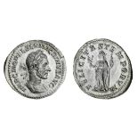 Macrinus (217-218), AR Denarius, 3.35g, Rome, AD 217, imp c m opel sev macrinvs avg, laureate,...