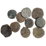 Islamic, miscellaneous AE Coins (8), of the Abbasids (1), Ilkhans (2), Ottomans (2), Seljuks (1...