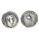 Vitellius (69), AR Denarius, 3.17g, Rome, April-December 69, laureate head right rev., xv vir s...