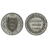 Jersey, Eighteen Pence Token, 1813, shield, rev. value in wreath (Davis 3; Pridmore 2), tone ov...