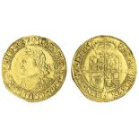 James I (1603-25), Laurel, third coinage, 8.95g, m.m. trefoil, fourth laureate, draped and cuir...