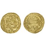 Aghlabid, Ibrahim II (874-902), gold Dinar, 4.22g, mintless type, AH280 (Bernardi 138; Album 44...