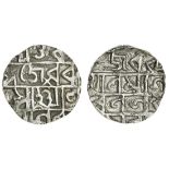 India, States, Cooch Behar, Aurangzeb (1661-63 in Cooch Behar), Half-Tanka, 4.96g, 'Alamgirnaga...