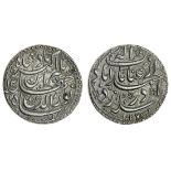 India, Mughal Empire, Jahangir (1605-28), Rupee, 11.43g, Ahmedabad, AH1027, ry.13, Inayat coupl...