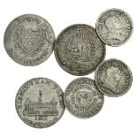 West Midlands and South West England, silver tokens (4), Birmingham Workhouse (2), Shilling 181...