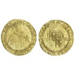 James I (1603-25), Unite, second coinage, Tower, 10.03g, m.m. tun, crowned half-length fifth bu...