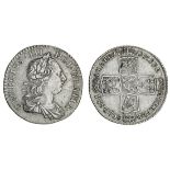 George III (1760-1820), 'Northumberland' Shilling, 1763, young laureate and draped bust right,...