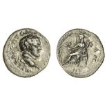 Titus, as Caesar (AD 69-79), AR Denarius, Ephesus, 71, 3.03g, imperator t caes[ar avgvsti f], l...