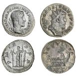 Maximinus I (235-238), AR Denarius, Rome, imp maximinvs pivs avg, laureate head right, rev., p...