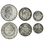 India, East India Company, William IV (1830-37), Rupee, Half-Rupee, 1835, Bombay, no mint mark...