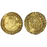 Charles I (1625-49), Unite, group A, Tower (under King), 8.78g, m.m. cross calvary over lis, si...