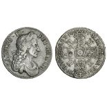 Charles II (1660-1685), Crown, 1679, tricesimo primo, third laureate and draped bust right, rev...