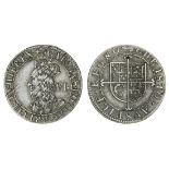 Charles I (1625-49), Sixpence, Briot's second milled issue, 2.92g, m.m. anchor, second crowned...