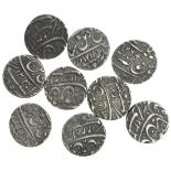India, States, Awadh, in the name of Shah 'Alam, Rupees (9), Lucknow mint (Muhammadabad Banaras...