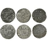 India, East India Company, Bombay Presidency, in the name of Shah Jahan II (1719), Rupee, Mumba...