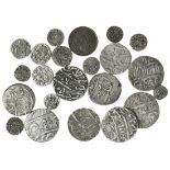 India, States, Hyderabad (19th Century), dump Rupees (9), Quarter-Rupees (4), Eighth-Rupees (8)...