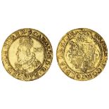 Charles I (1625-49), Unite, group A, Tower (under King), 8.94g, m.m. lis, double-arch crowned b...