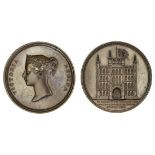 Victoria, Visit to the City of London, 1837, copper medal, by J. Cowan, diademed bust left, rev...
