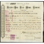 India: A large group of miscellaneous certificates, comprising Kaiser-I-Hind Gold Mining Co. Lt...