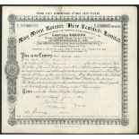 New Zealand: May Morn Estates (New Zealand) Ltd., a group of 3 certificates for £1 ordinary sha...