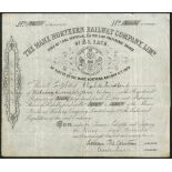 Great Britain: Manx Northern Railway Company Ltd., £5 preference shares, 187[9], #26, together...