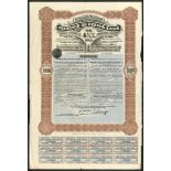 Argentina: Province of Buenos Aires, 4½% Exterior Gold Loan, 1910, a pair of bonds for 500 fran...