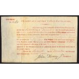 Great Britain: Thames & Severn Canal Navigation, New shares, 180[9], #1360, small format, red p...