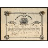 Confederate States, Act of August 19th 1861, 8% Loan, redeemable January 1877, set of bonds, $1...