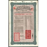 China: 1910 5% Tientsin-Pukow Railway Supplementary Loan a group of 10 bonds for £20 and 10 bon...