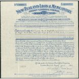 New Zealand: New Zealand Loan & Mercantile Agency Co. Ltd., a pair of very scarce certificates...